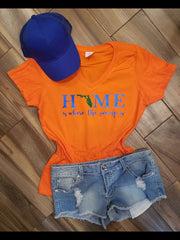 Florida Gators Glitter Home is Where the Swamp Is Shirt