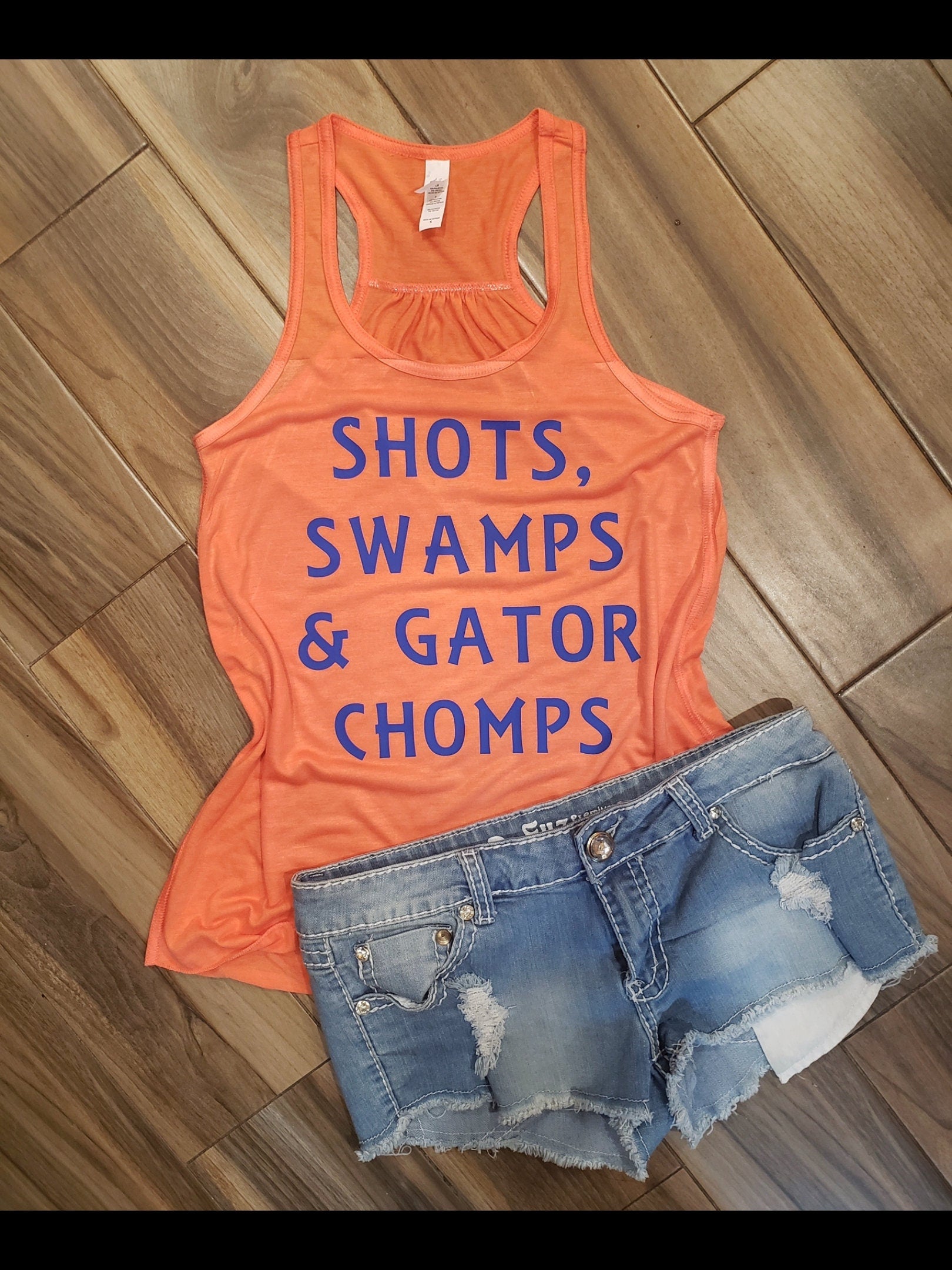 Florida Gators Shots Swamps and Gator Chomps Shirt