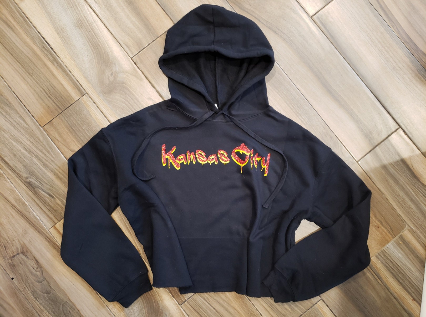 Kansas City Glitter Drip Shirt / Kansas City Shirt / Kansas City Tee / KC Tee / Kansas City Drip Bodysuit / Football Shirt /