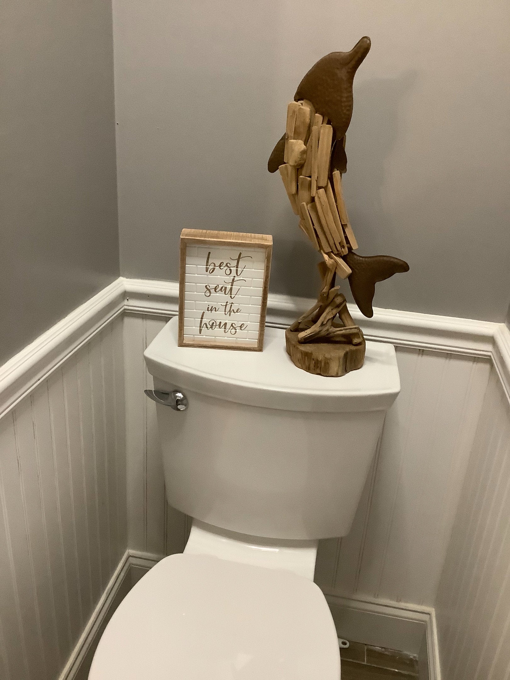 Best Seat in the House Bathroom Sign