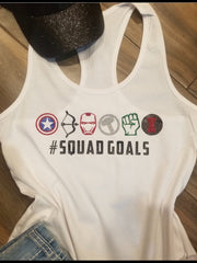 Squad Goals Super Hero Shirt / Orlando Vacation Shirts / Universal tee / Squad Goals Tank