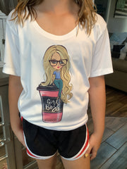 Blonde Girl Boss Coffee Shirt