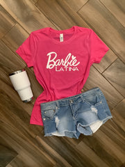 Pink Barbie Latina Shirt
