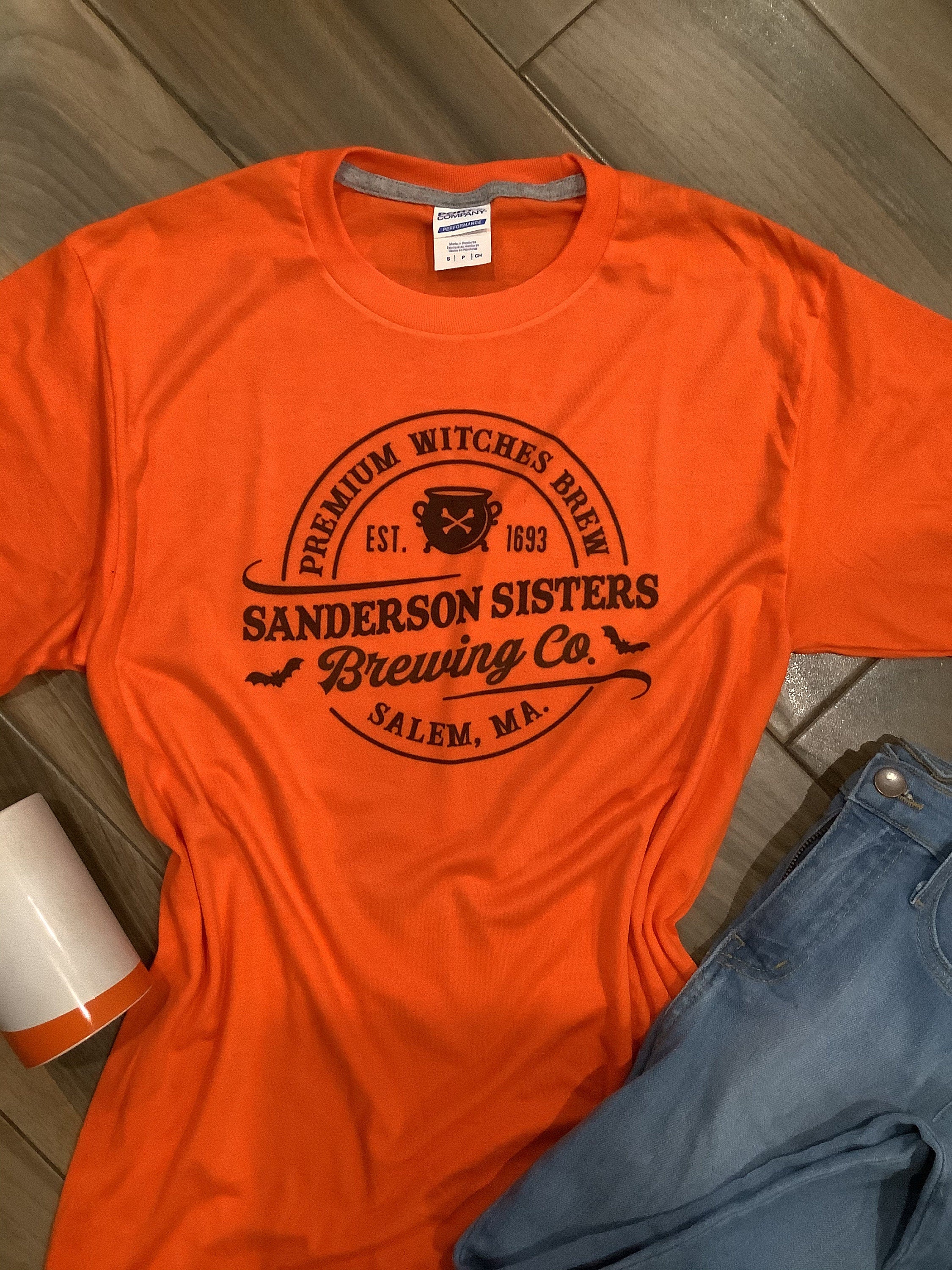 Sanderson Brewing Company Orange Halloween Shirt