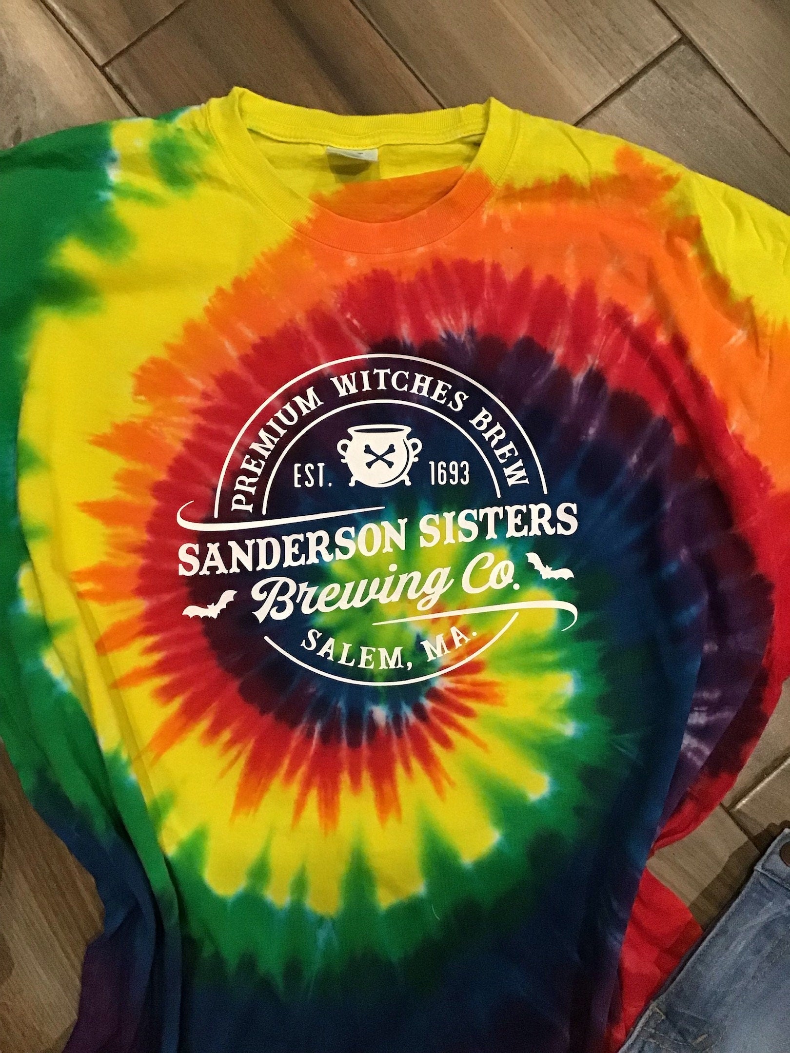 Sanderson Brewing Company Halloween Tie Dye Shirt