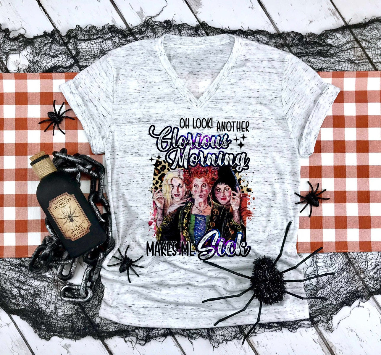 Sanderson Sisters Glorious Morning Marbled Halloween Shirt