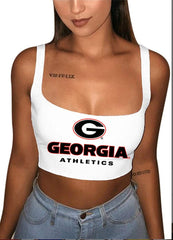 Georgia Bulldogs Georgia Athletics Crop Top