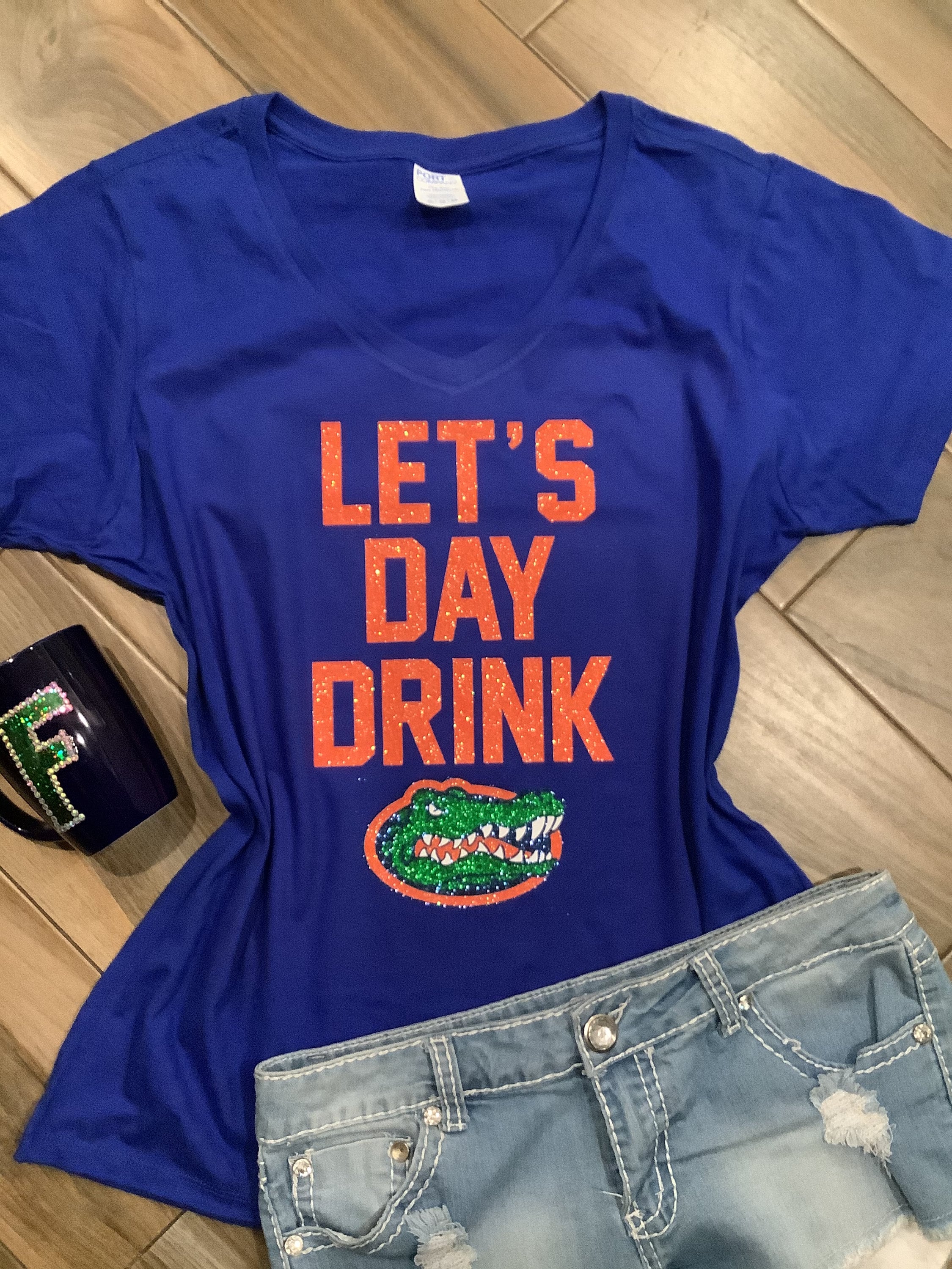 Florida Gators Let’s Day Drink Glitter Shirt