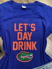 Florida Gators Let’s Day Drink Glitter Shirt