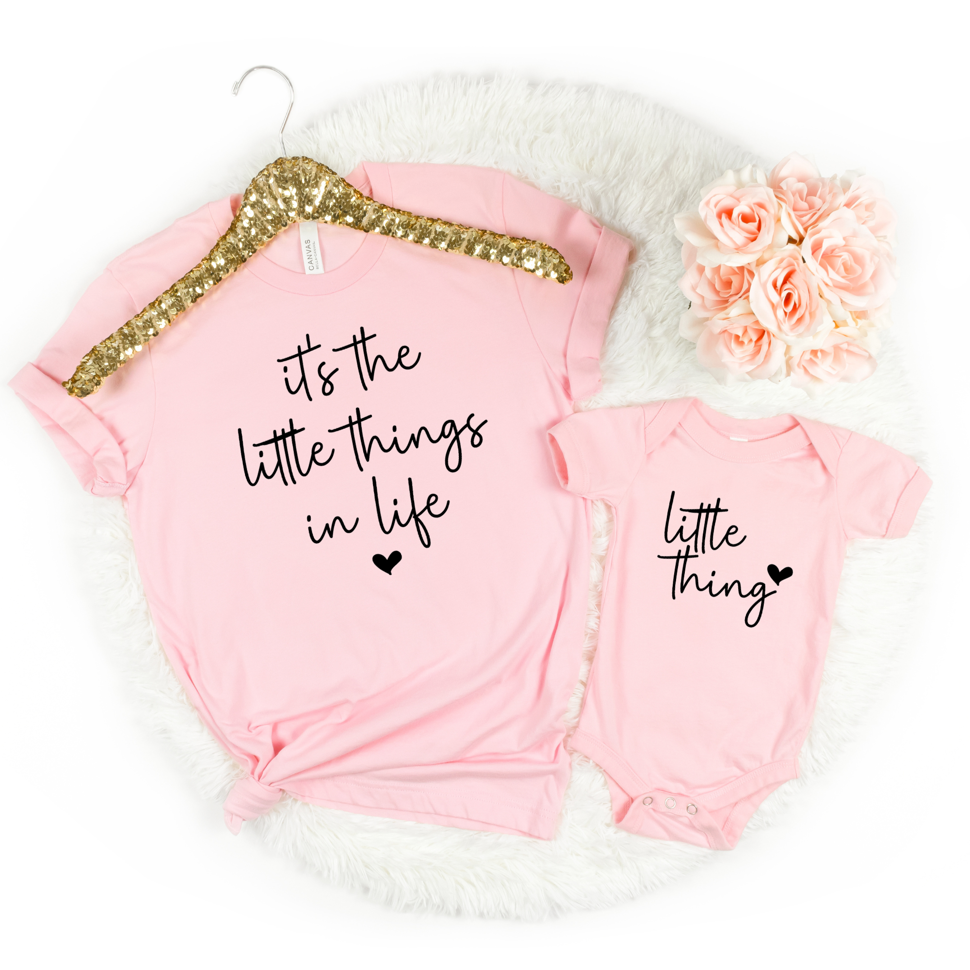 It's the Little Things in Life Shirt Set