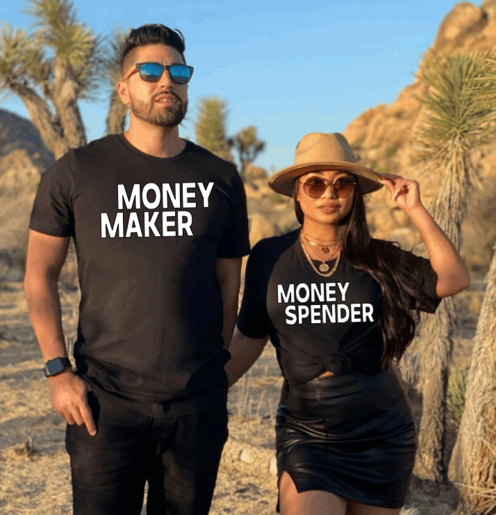 Money Maker and Money Spender Tee Set