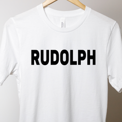Most Likely To Try And Ride Rudolph and Rudolph Matching Christmas Tee Set