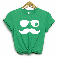 Mustache St Patrick's Day Tee