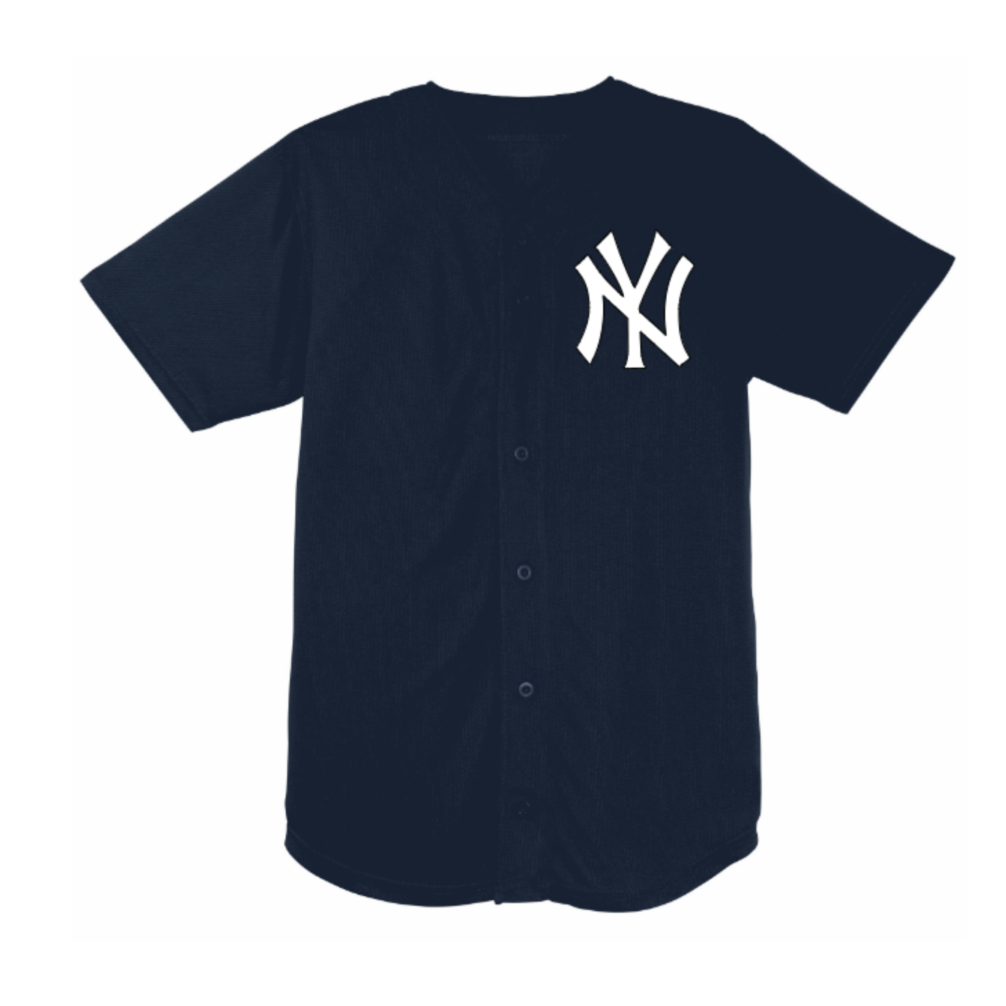 Navy New York Yankees Inspired Baseball Top: Baseball Fan Gear