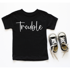 Nobody Loves Trouble as Much as Me Shirt Set