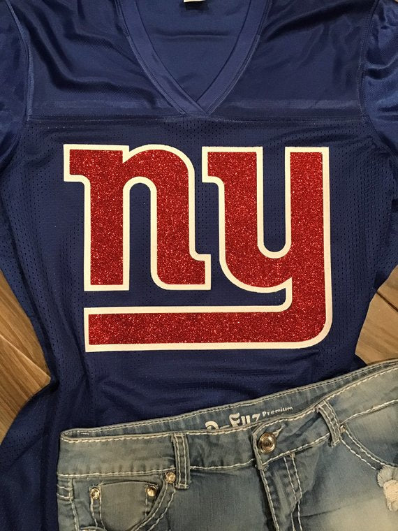 Lulu Grace Designs Philadelphia Eagles Glitter Jersey: NFL Football Fan Gear & Apparel XXL / Unisex Sweatshirt