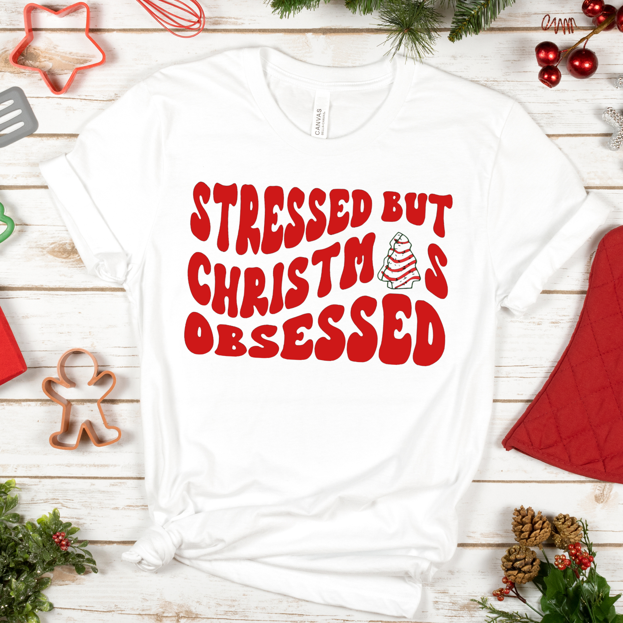 Stressed But Christmas Obsessed Little Debbie Shirt