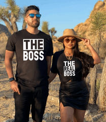 The Boss and The Real Boss Tee Set