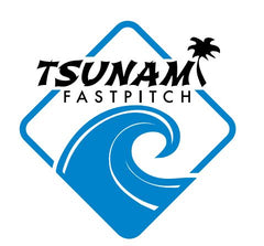 White Jax Beach Tsunami Fastpitch Diamond Top
